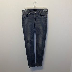 Hudson gray skinny jeans